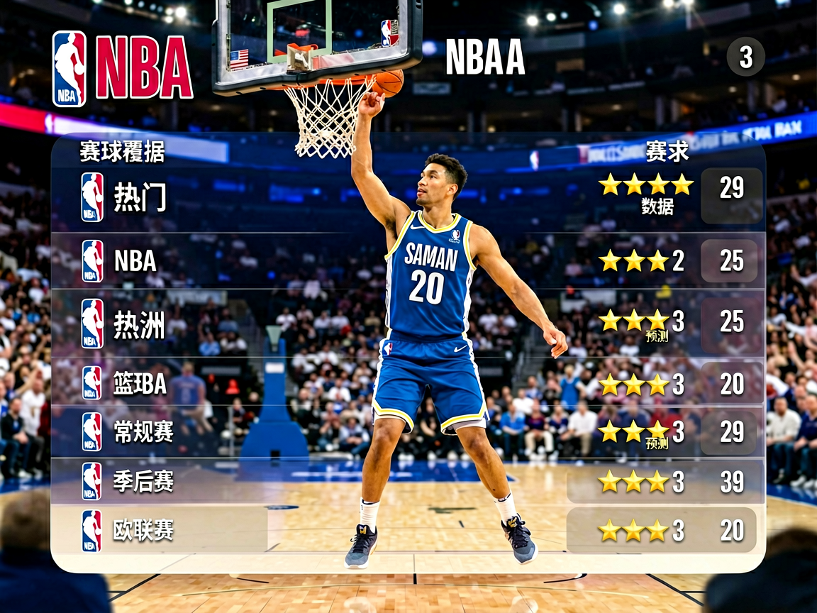 NBA美国职业篮球联赛赛程与比分数据